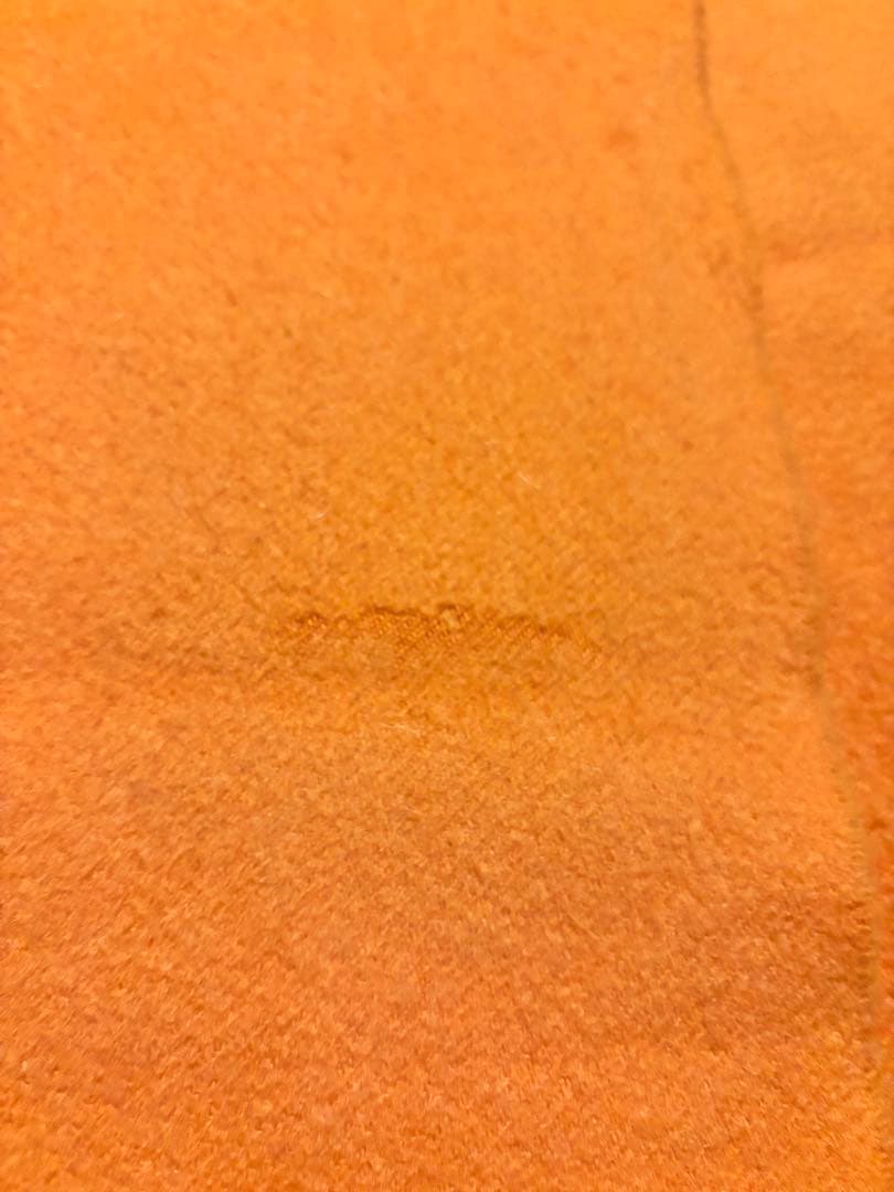 HERMES オレンジ ウールマフラー