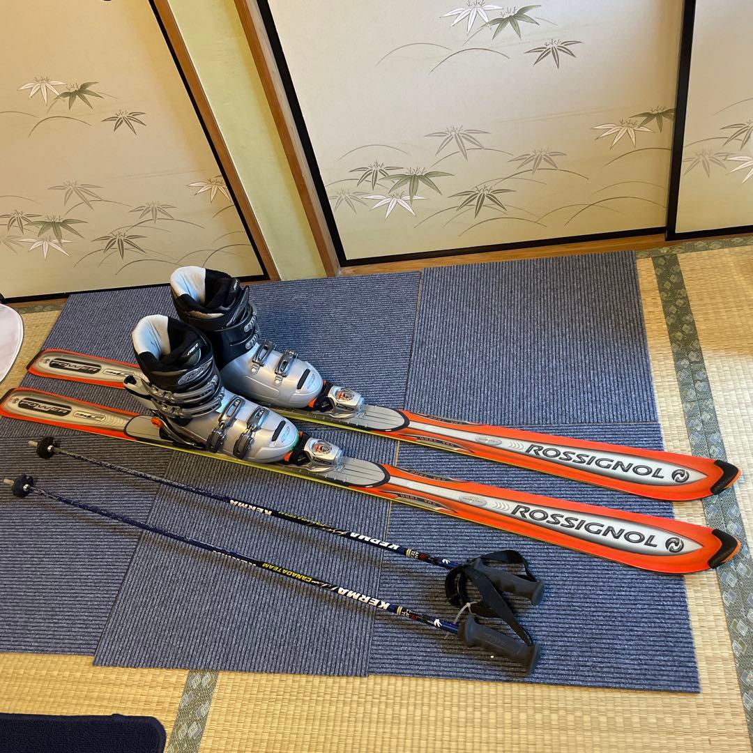 スキーセット　スキー板167 スキーブーツ26-26.5 ロシニョール