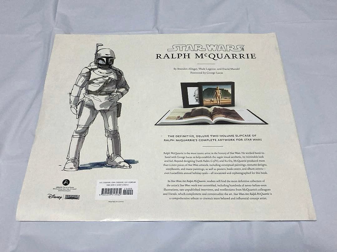 スター・ウォーズ　アート　「ラルフ・マクォーリー」画集　洋書　2冊組　箱入り