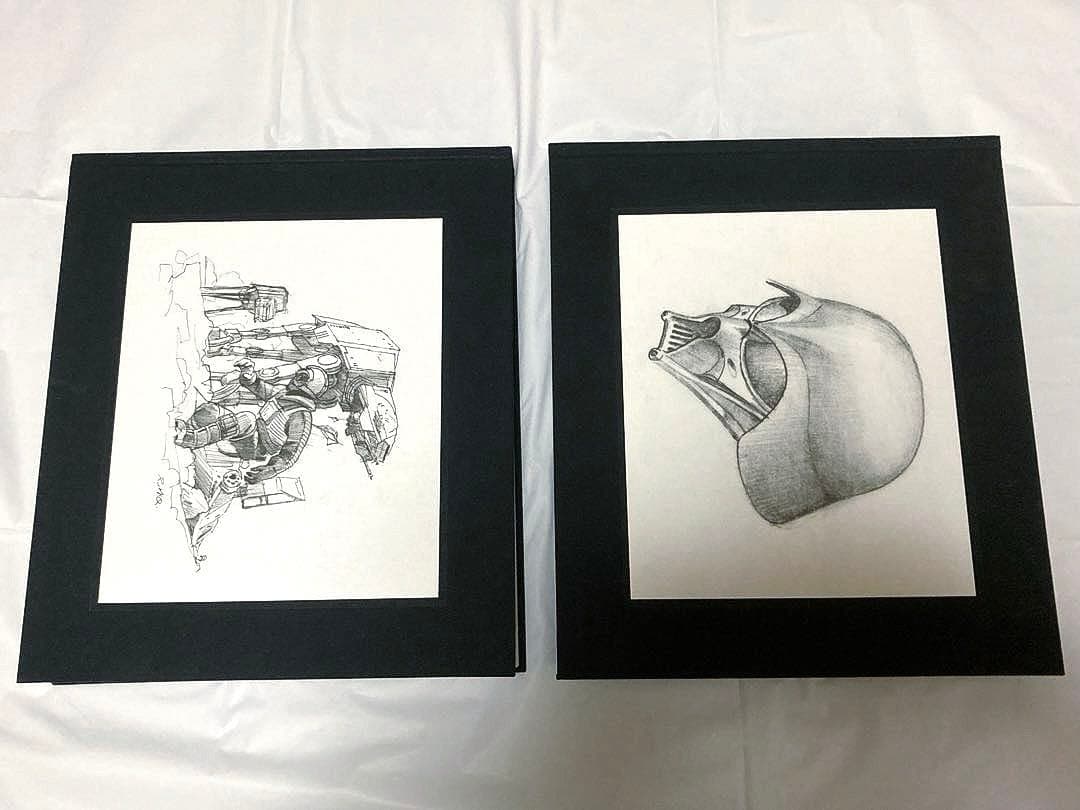 スター・ウォーズ　アート　「ラルフ・マクォーリー」画集　洋書　2冊組　箱入り