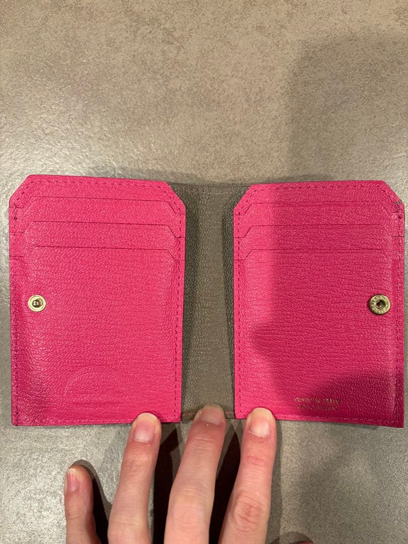 ラルコバレーノ　レザー スマートカードウォレット　財布