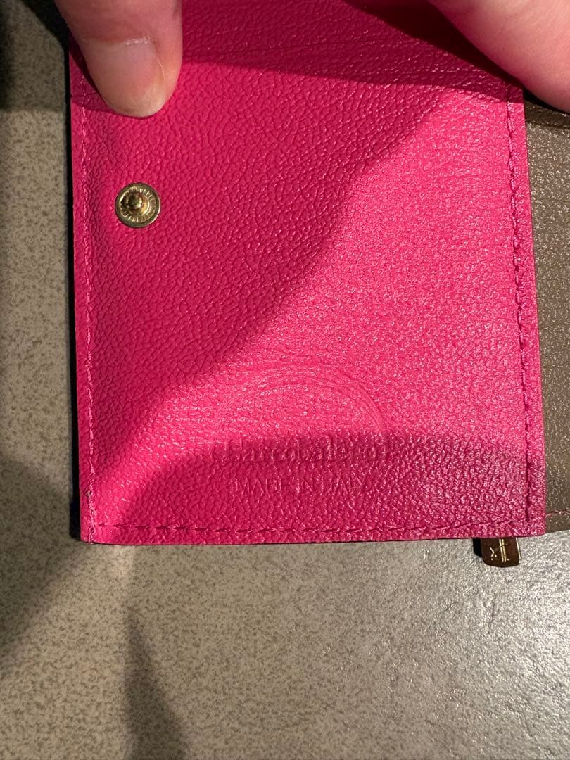 ラルコバレーノ　レザー スマートカードウォレット　財布