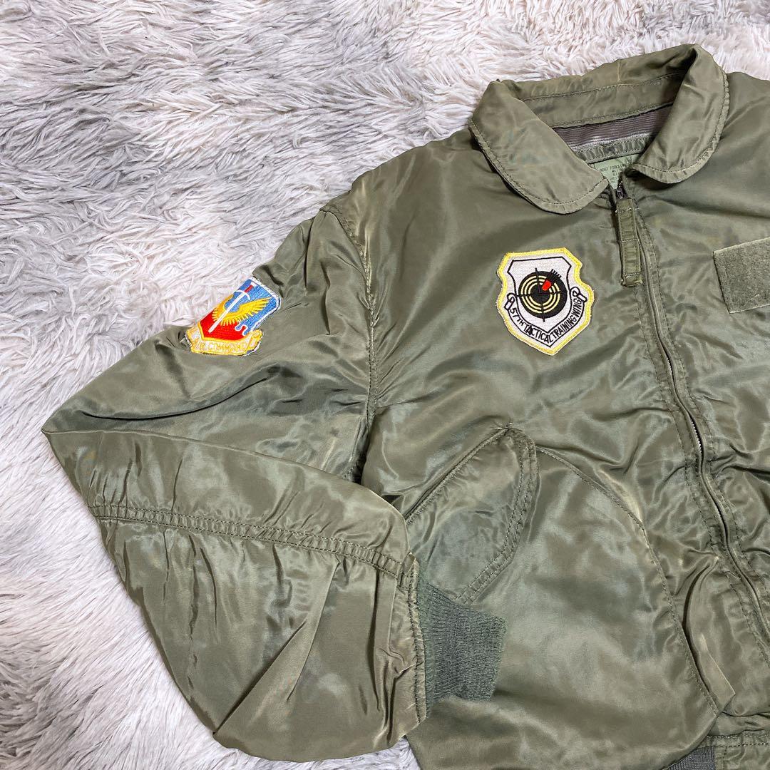 USA製　裏地シルバーALPHA CWU-36P フライトジャケット