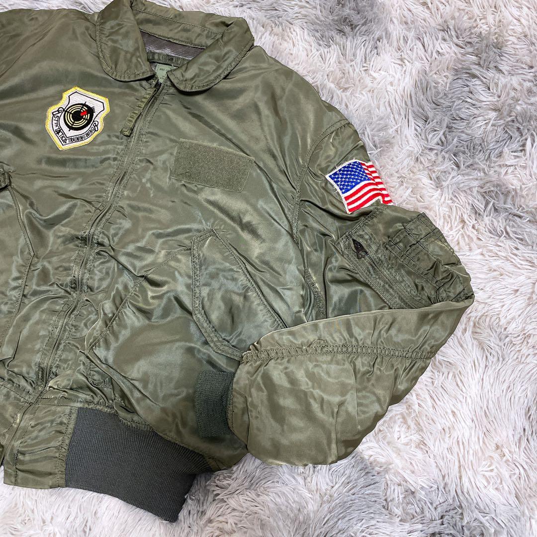 USA製　裏地シルバーALPHA CWU-36P フライトジャケット