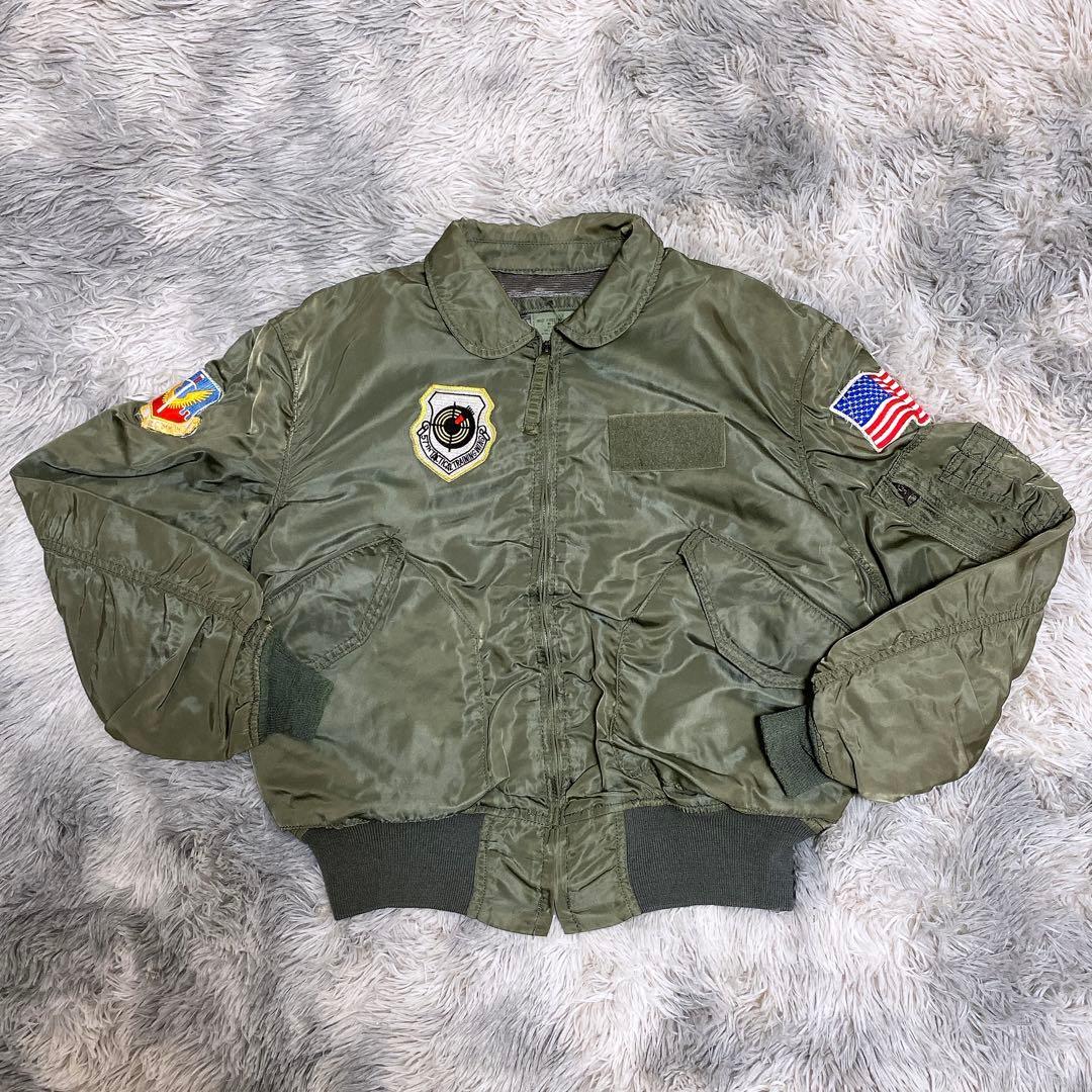 USA製　裏地シルバーALPHA CWU-36P フライトジャケット