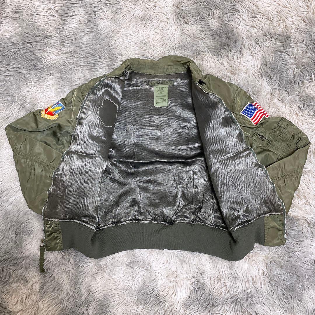 USA製　裏地シルバーALPHA CWU-36P フライトジャケット