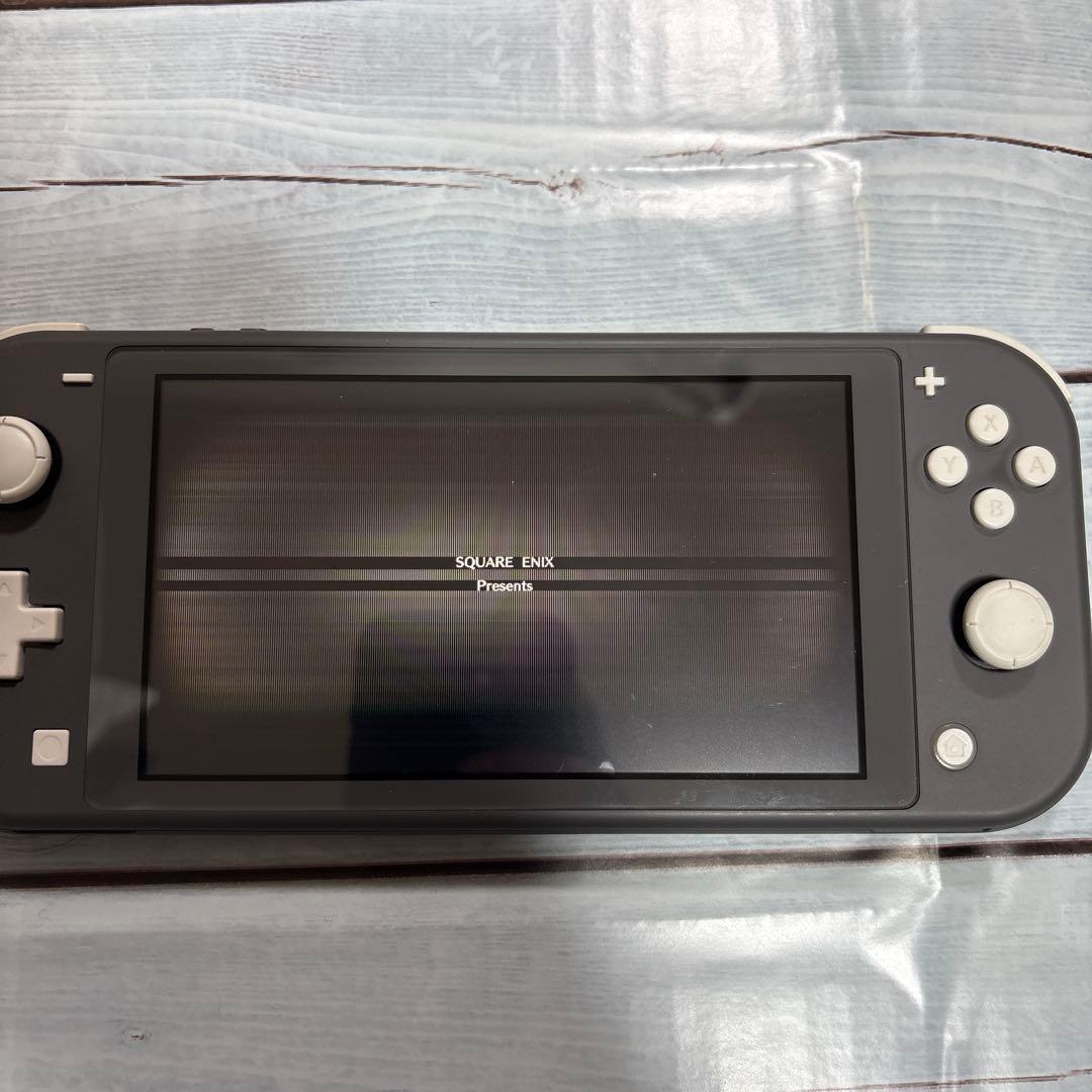 Switchライト本体のみ　グレー　液晶難あり　訳ありジャンク品