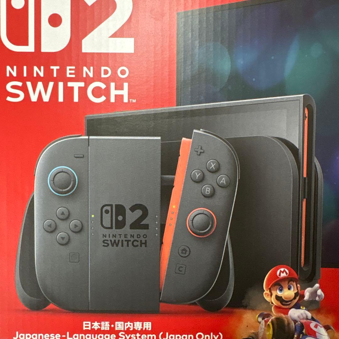 NintendoSwitch2本体日本語専用マリオカートワールドセット領収書付き