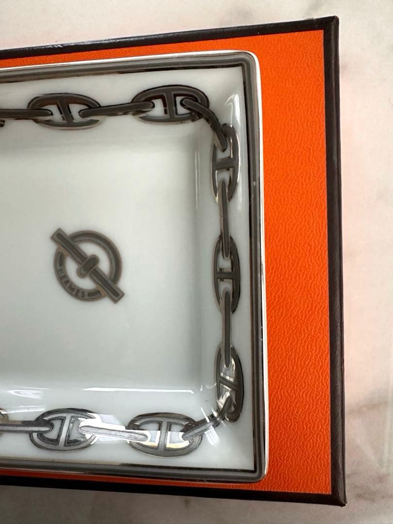 botanical  HERMÈS シェーヌダンクル スクエアトレー