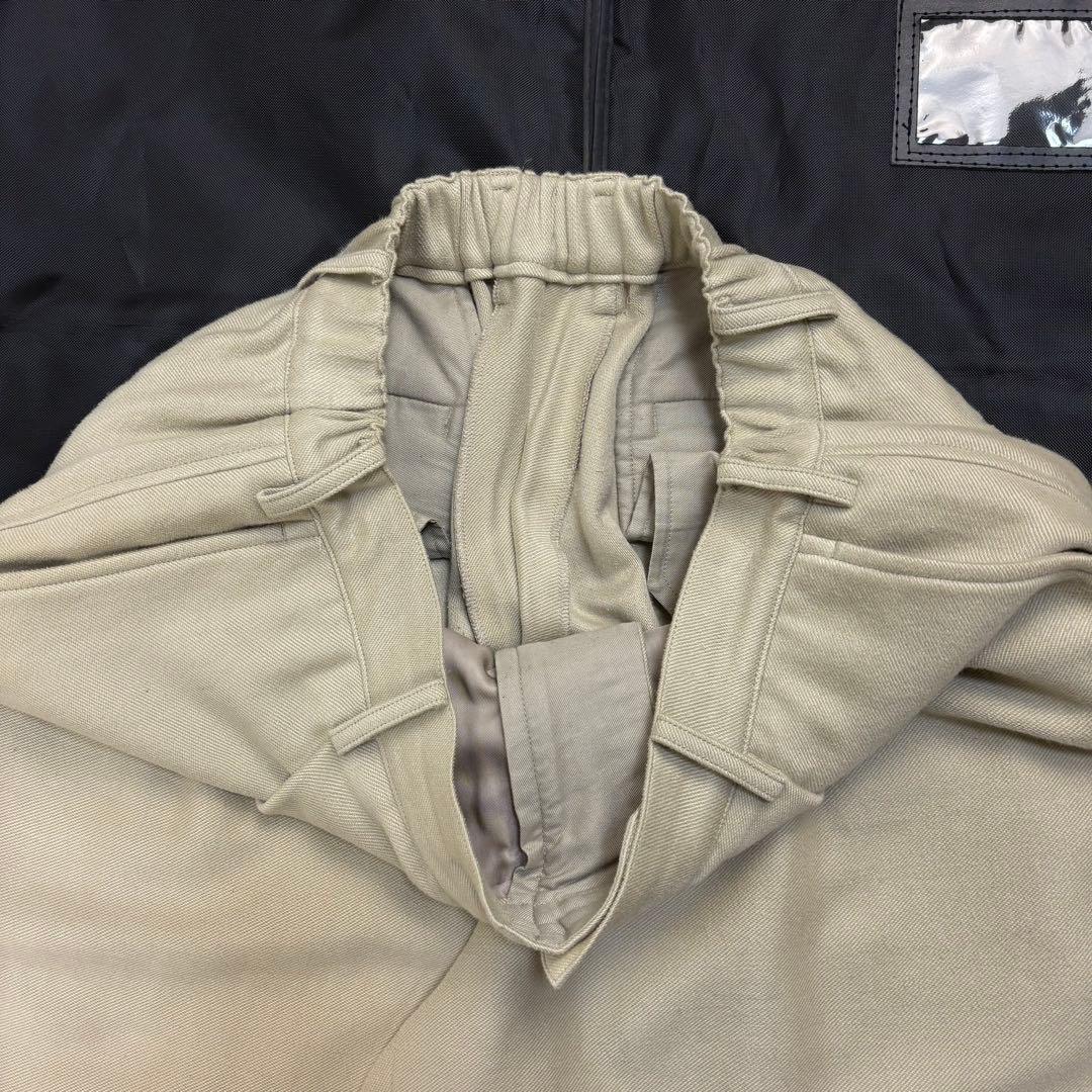 【人気サイズ1】グラフペーパー☆ワイドスラックス 22AW ベージュ