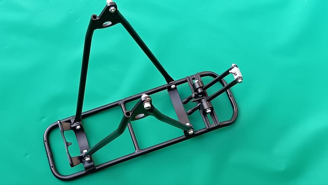 ラックタイム製リアキャリアと　15Lトランクバッグのセット KHS F20RC