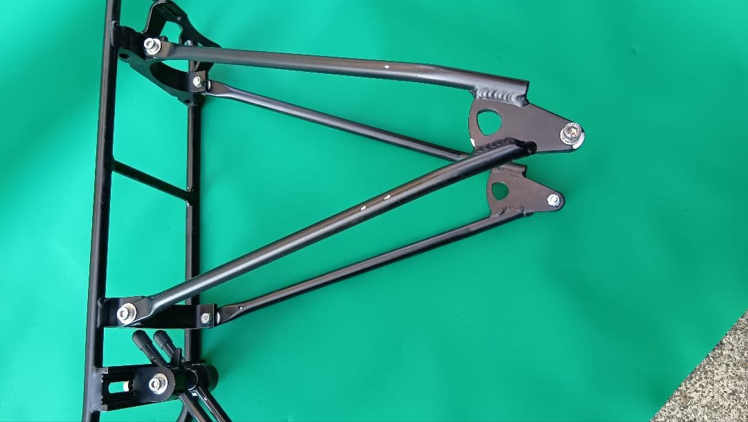 ラックタイム製リアキャリアと　15Lトランクバッグのセット KHS F20RC