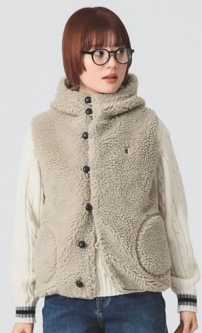 ジムフレックス　 ボアフーデッドベスト