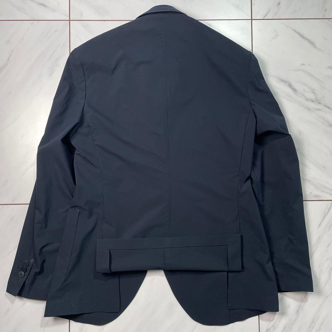 +CLOTHET 春夏セットアップ ポリエステル easy 伸縮 紺 上2 下3