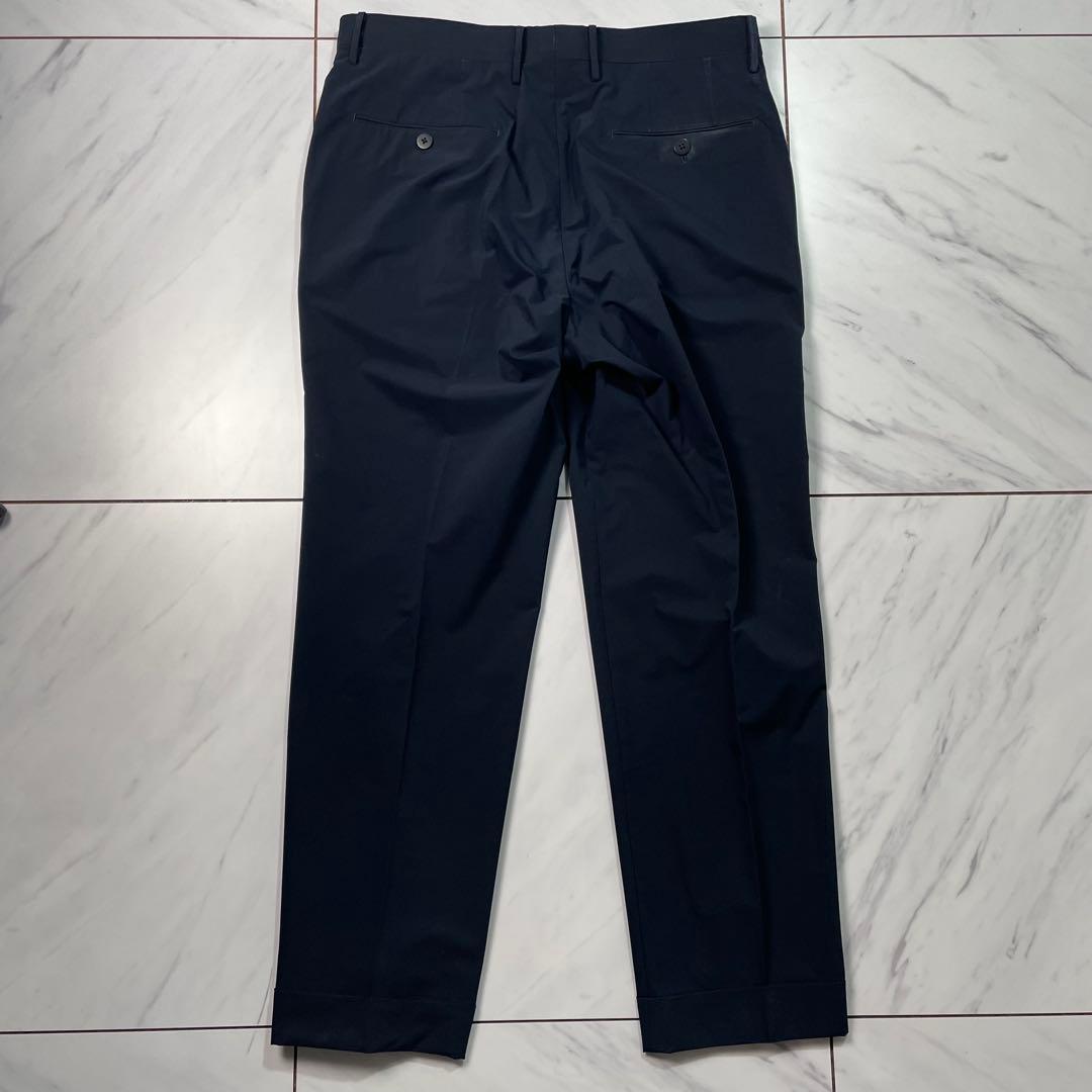 +CLOTHET 春夏セットアップ ポリエステル easy 伸縮 紺 上2 下3