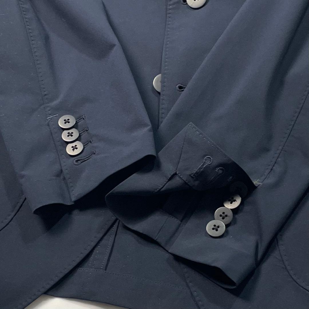 +CLOTHET 春夏セットアップ ポリエステル easy 伸縮 紺 上2 下3