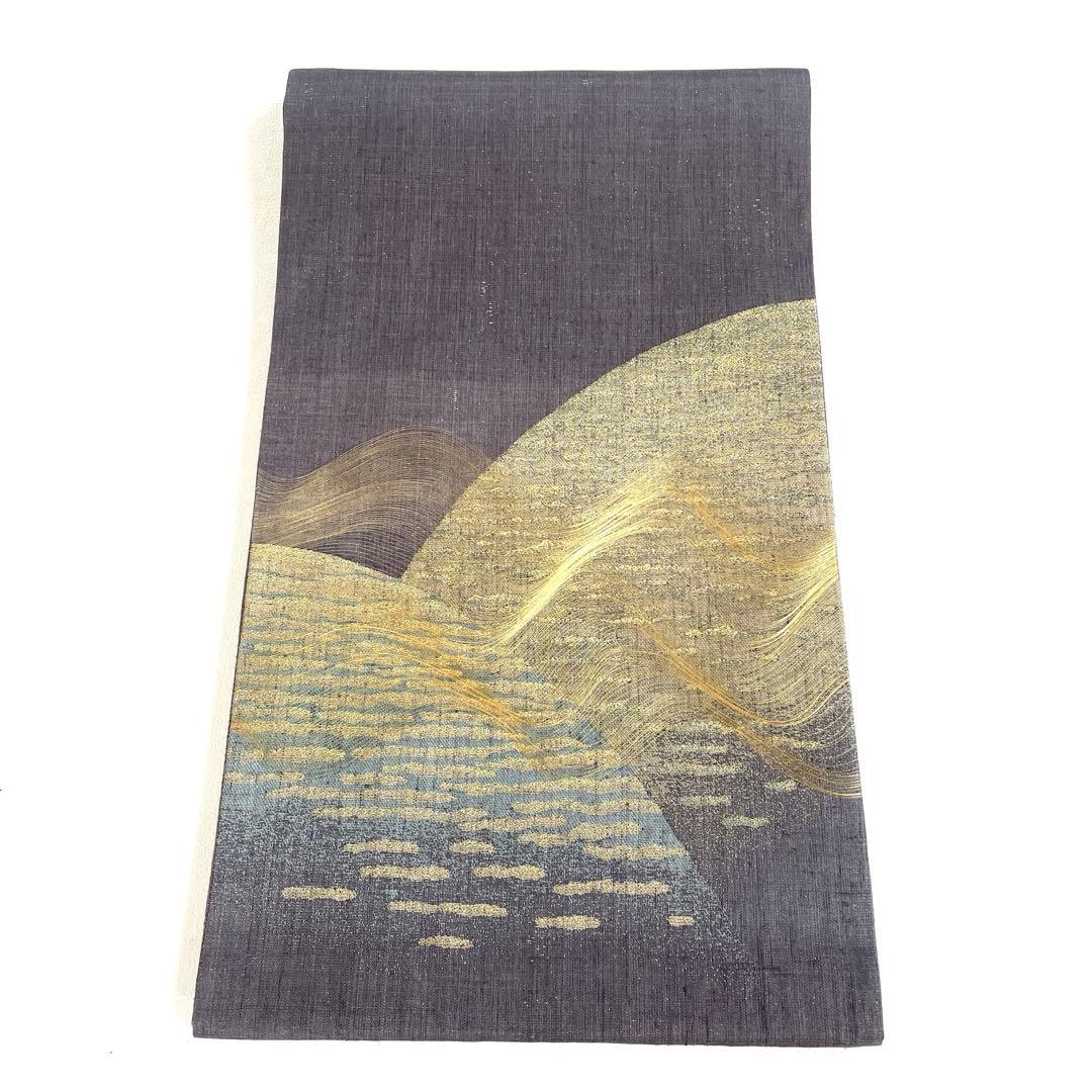 専用帯6200 ●染織の名門 しょうざん謹製 生紬