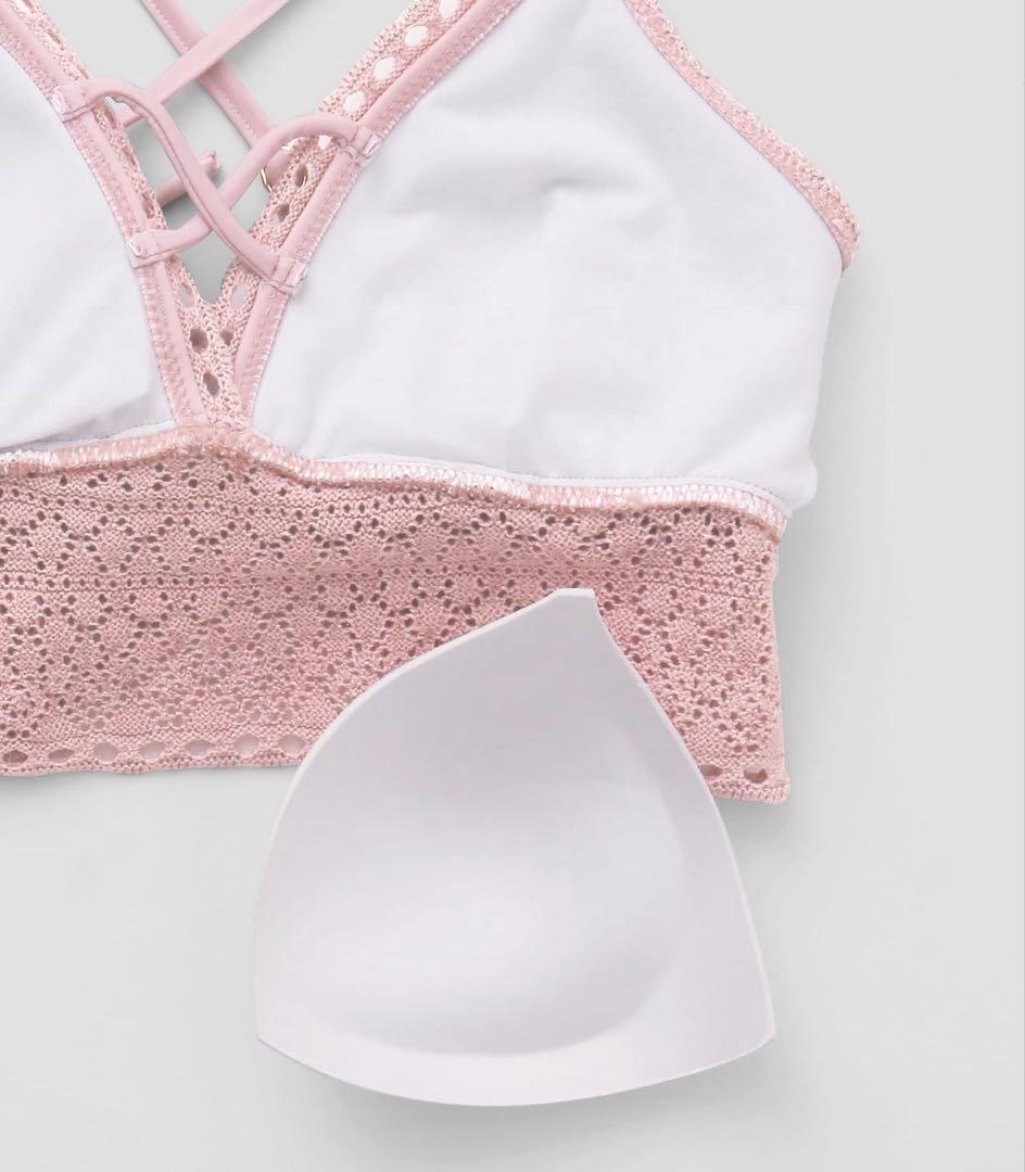 ふ*り様 ラメニットスカラップビキニ 水着 LIP SERVICE リップサービ