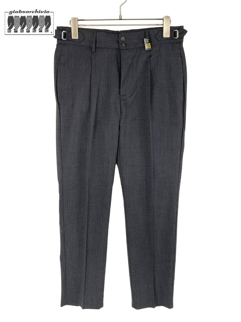 【新品】giab's ARCHIVIO サイドベルト１タックスラックス 48