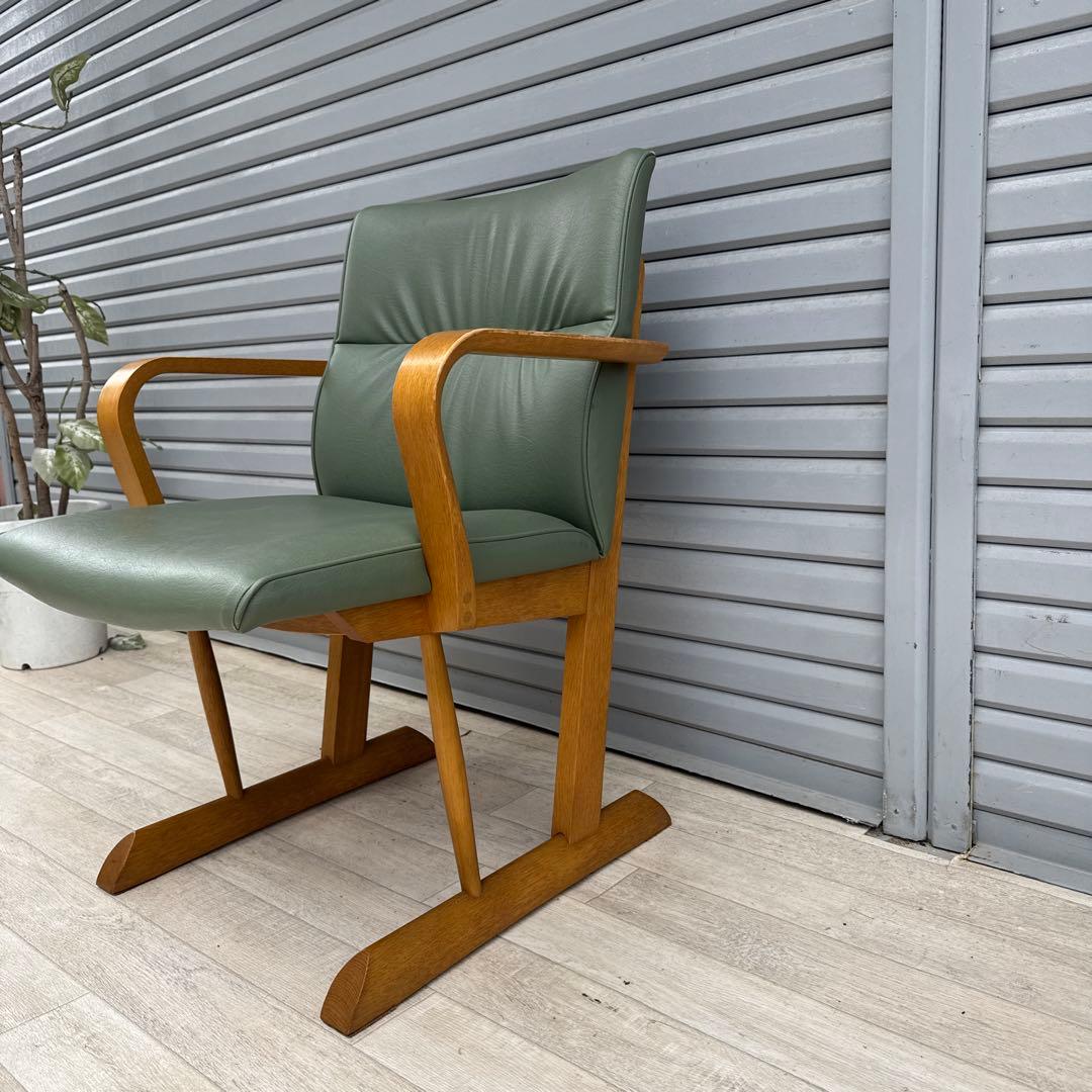 飛騨産業　アームチェア　ダイニングチェア　円空　佐々木敏光 デザイナーズ　②