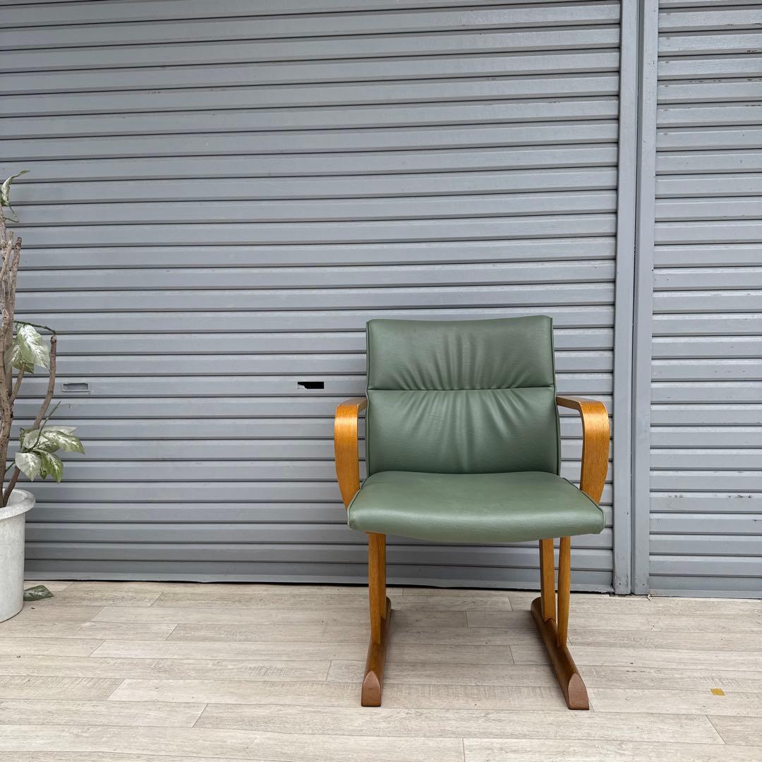 飛騨産業　アームチェア　ダイニングチェア　円空　佐々木敏光 デザイナーズ　②