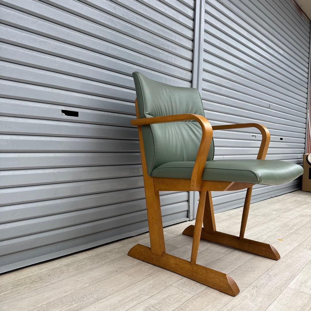 飛騨産業　アームチェア　ダイニングチェア　円空　佐々木敏光 デザイナーズ　②