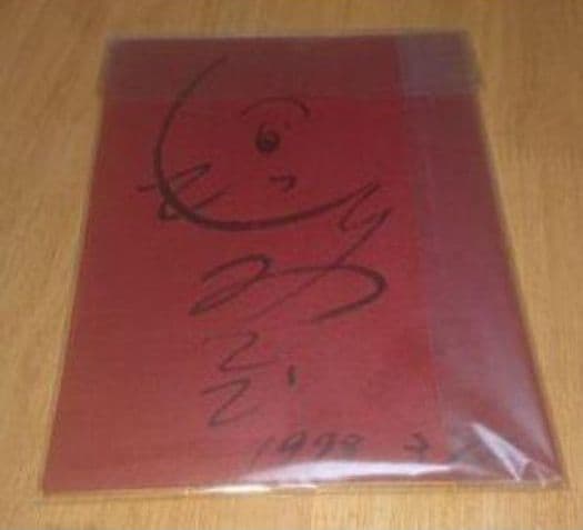 サイボーグ００９　TV漫画映画台本　石ノ森章太郎　サイン