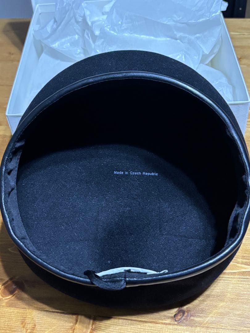 帽子 FUMIKA UCHIDA RABBIT FUR PLAIN BERET