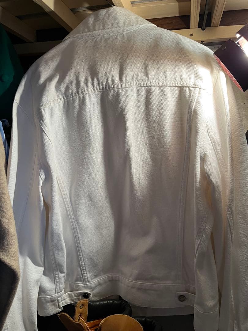 希少/90s-00✨VERSACE CLASSIC V2 白デニムジャケット