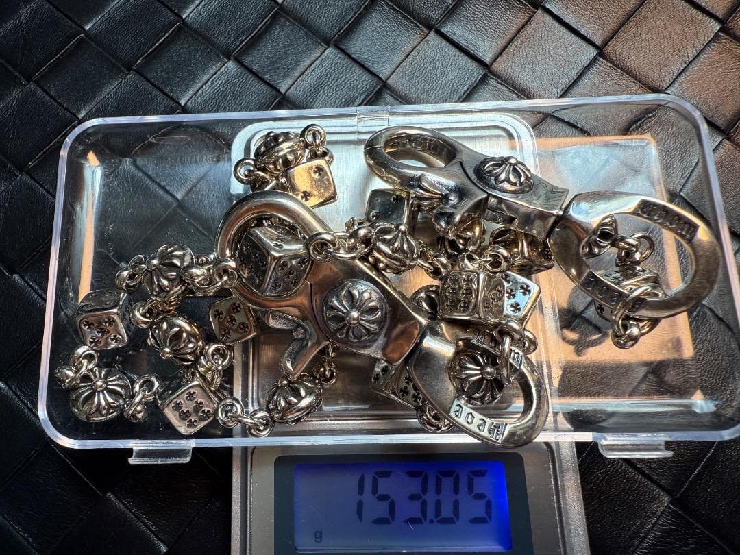 ★QBSZSZ　ウォレットチェーン　Dice×Flowerウォレットチェーン