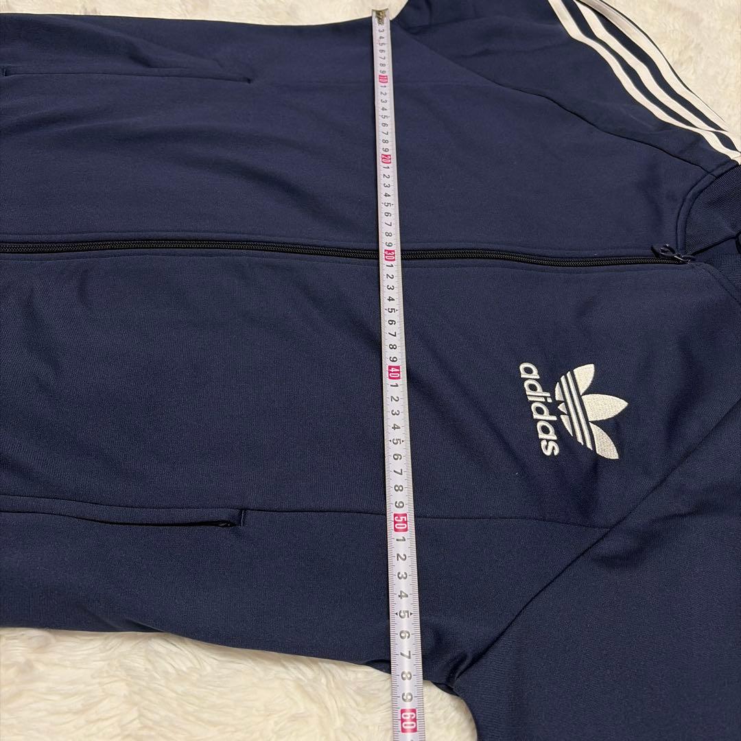 希少 美品 アディダス トラックジャケット 濃紺ネイビー 2XL