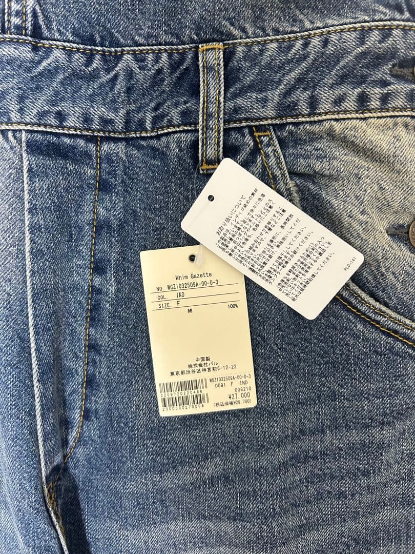 【新品未使用タグ付】Whim Gazette DENIM ALL IN ONE2