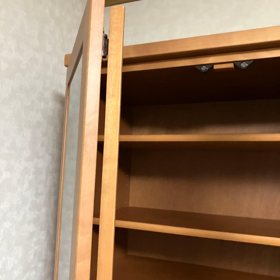 天然木使用　国産　食器棚