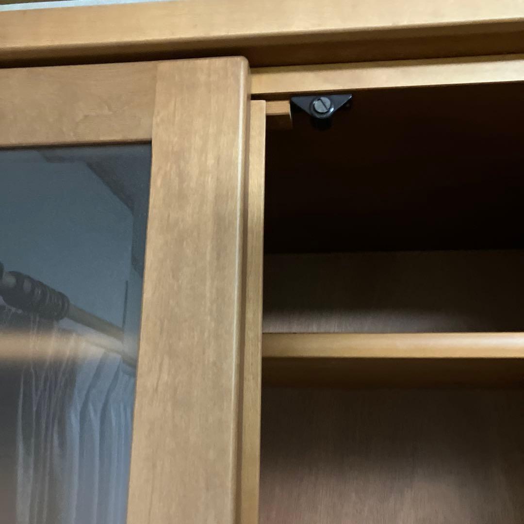 天然木使用　国産　食器棚