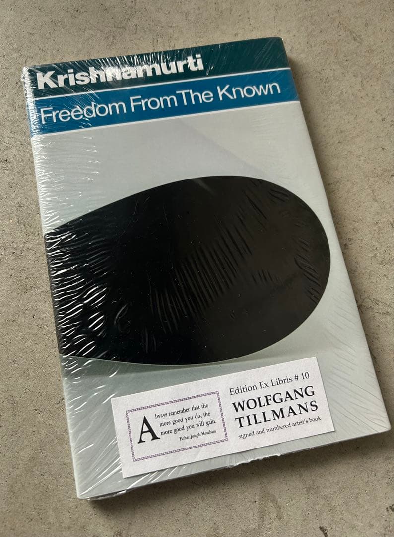 新品未開封 サイン入り Wolfgang Tillmans Ex Libris