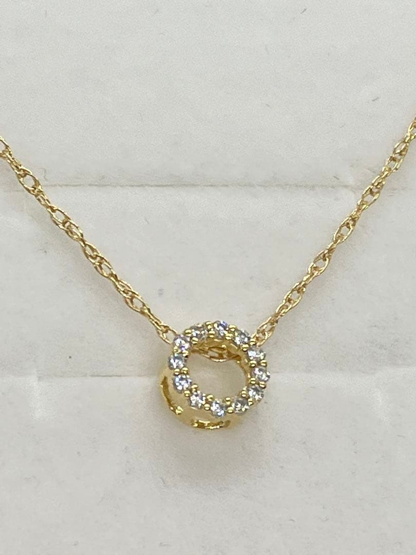 早い者勝ち! リング ダイヤモンド 0.2ct ネックレス K18 18金