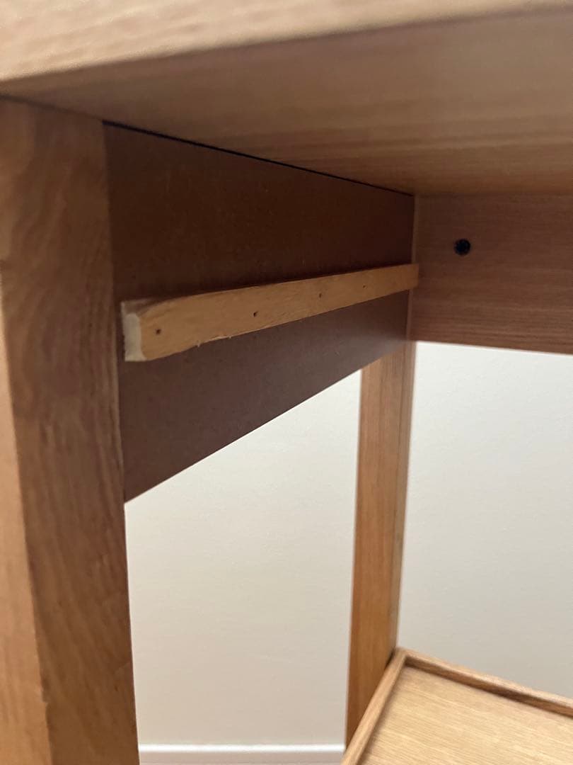 【出品5/7まで　最終価格】無印良品　木製キッチンワゴン　タモ材　廃盤品