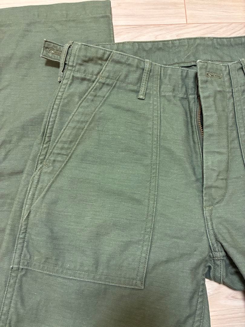 【美品】orslow オアスロウスリムフィット ファティーグパンツ　S