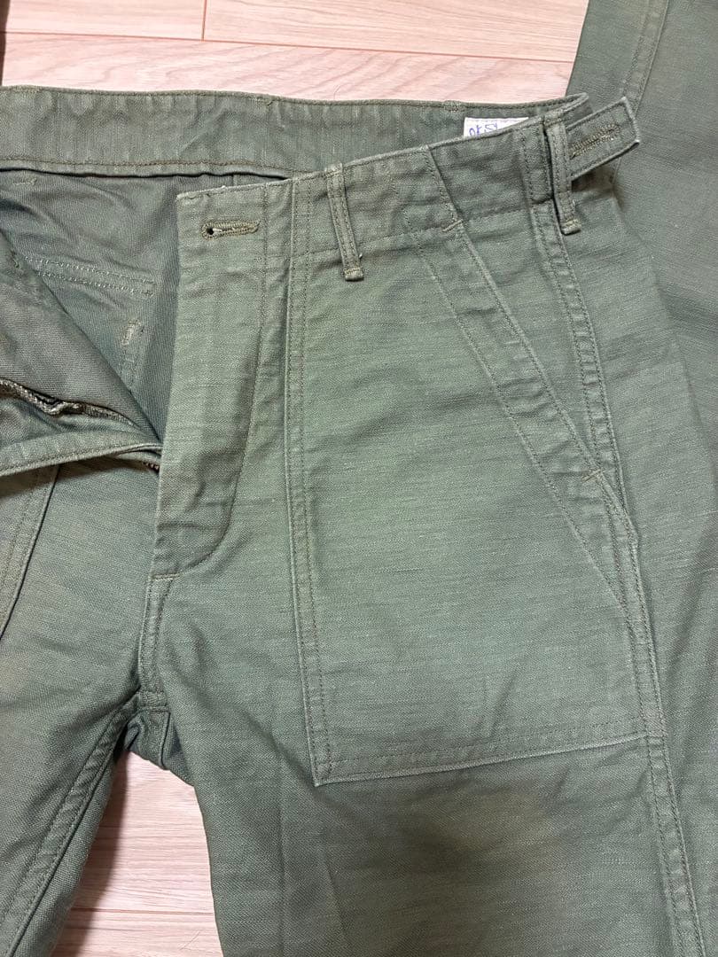 【美品】orslow オアスロウスリムフィット ファティーグパンツ　S