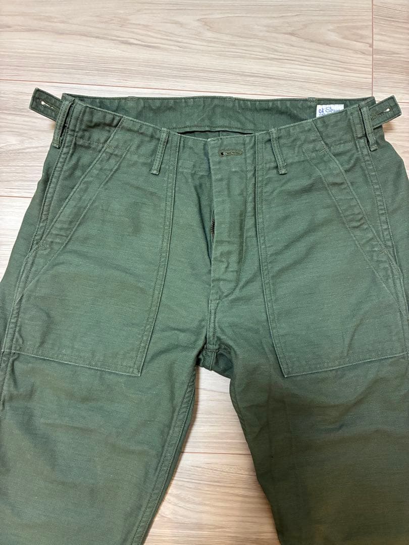 【美品】orslow オアスロウスリムフィット ファティーグパンツ　S