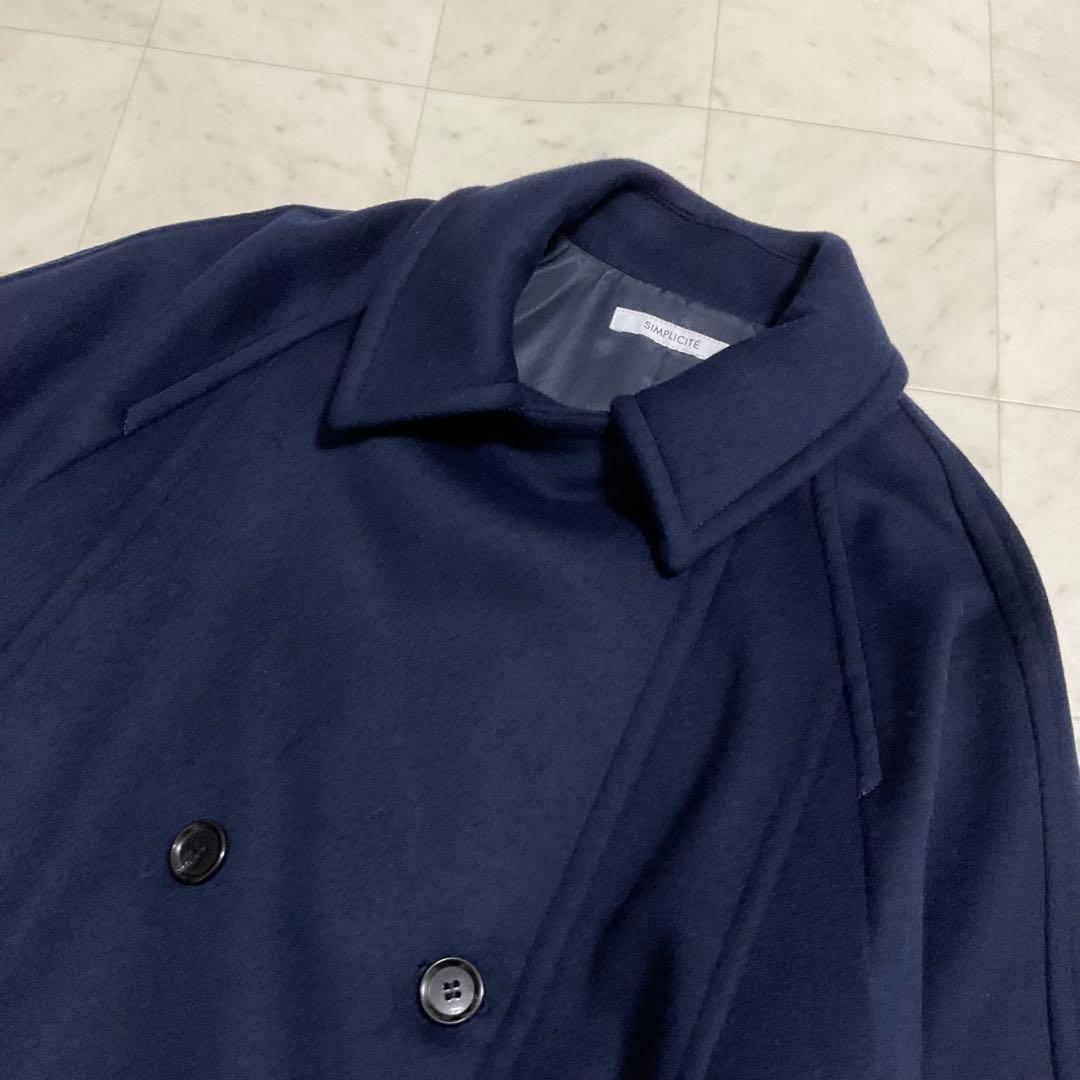 B.C STOCK シンプリティエ ✨美品✨Wビーバーテントライントレンチコート