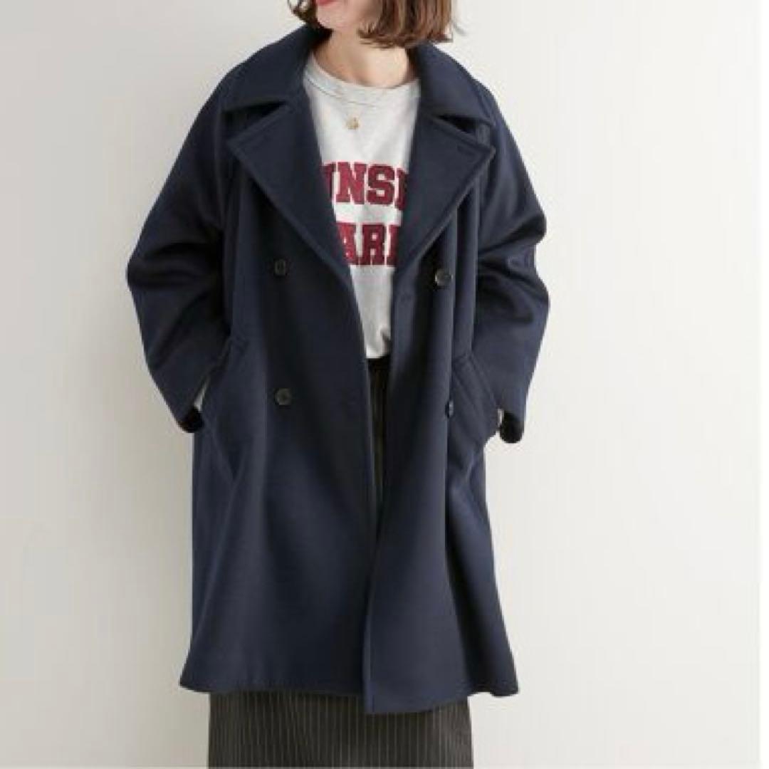 B.C STOCK シンプリティエ ✨美品✨Wビーバーテントライントレンチコート