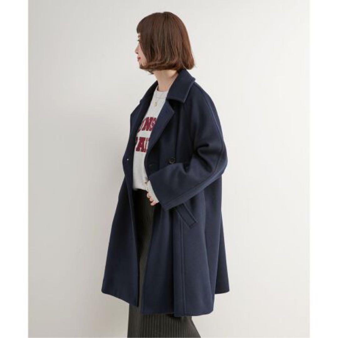 B.C STOCK シンプリティエ ✨美品✨Wビーバーテントライントレンチコート