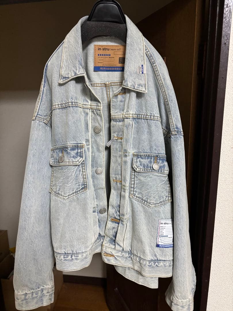 ミハラヤスヒロin・stru(men-tal).ライトブルー デニムジャケット