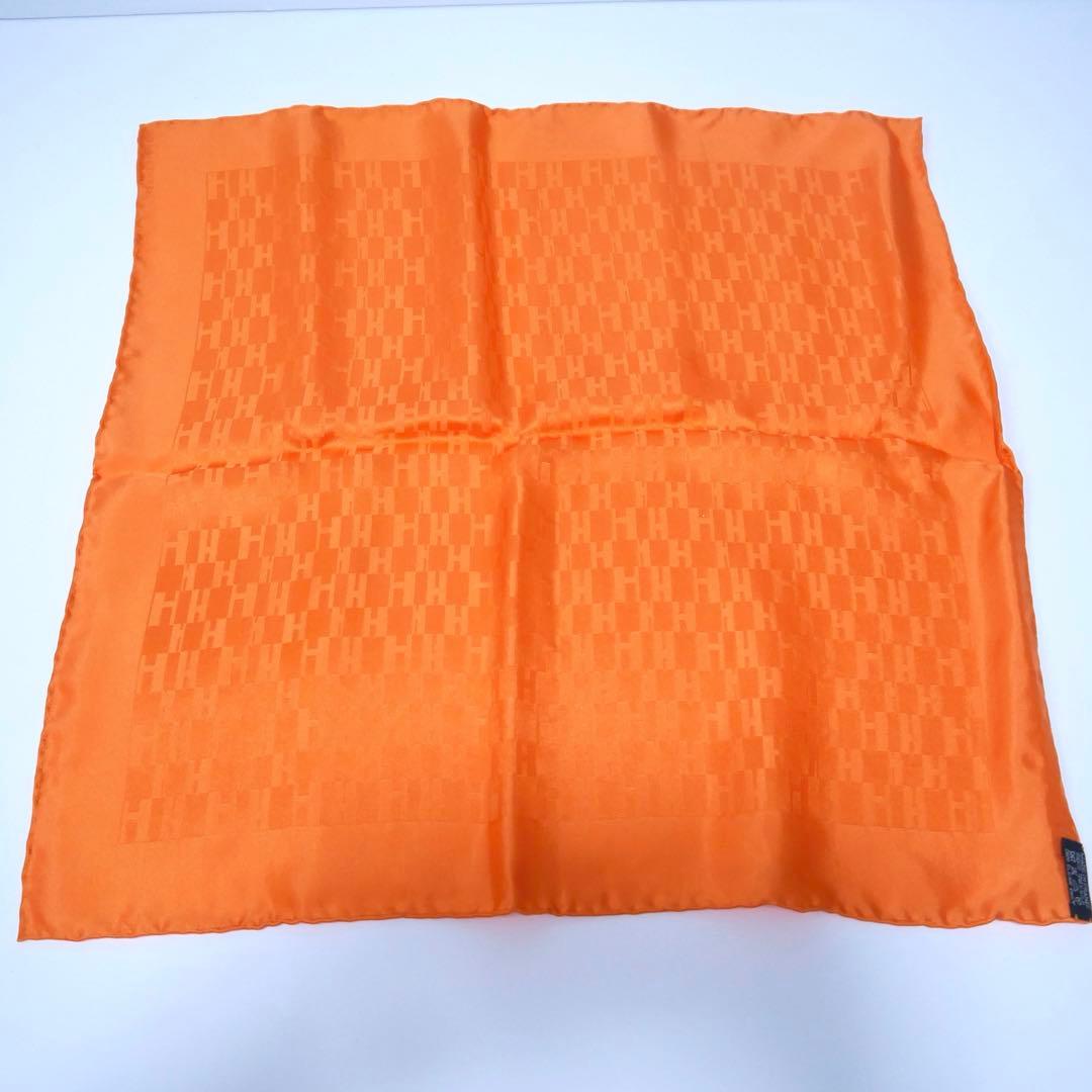 未使用 箱付き HERMES シルク100% カレ40 プチカレ ハンカチーフ