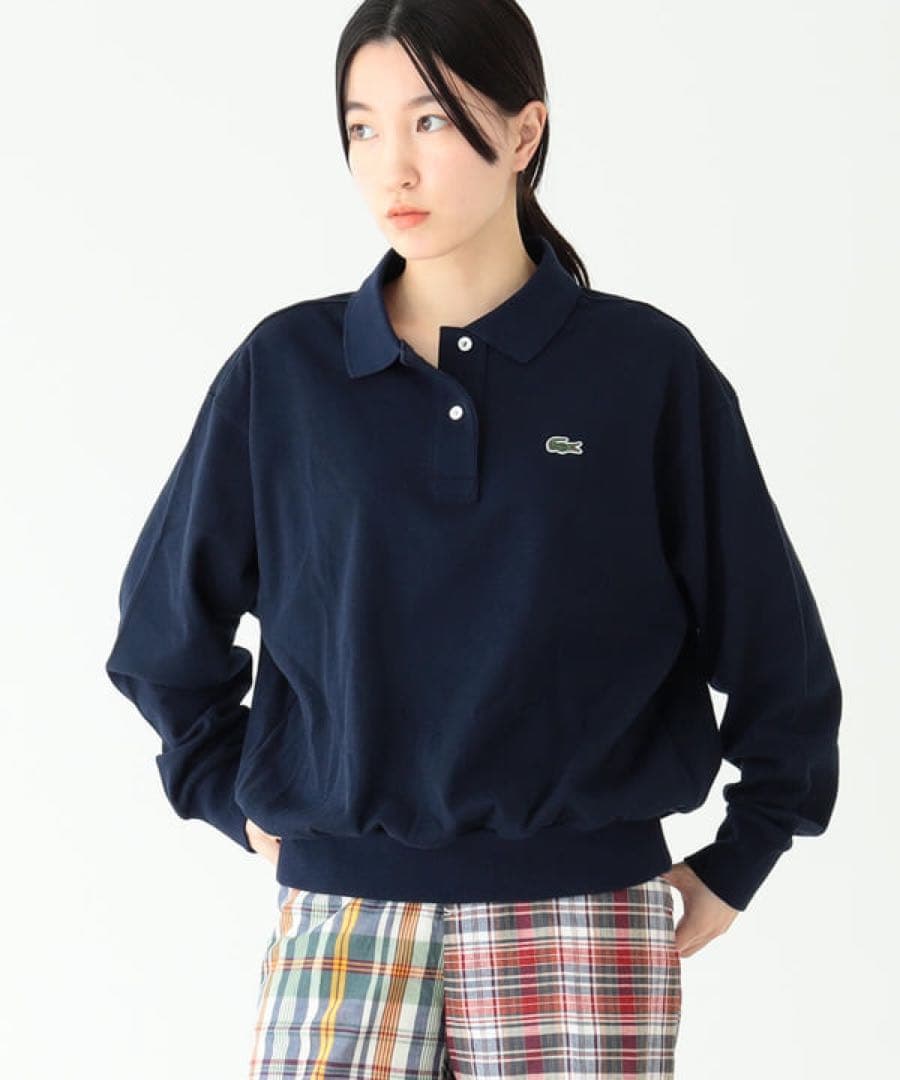LACOSTE for BEAMS BOY / 別注 ロングスリーブ ポロシャツ