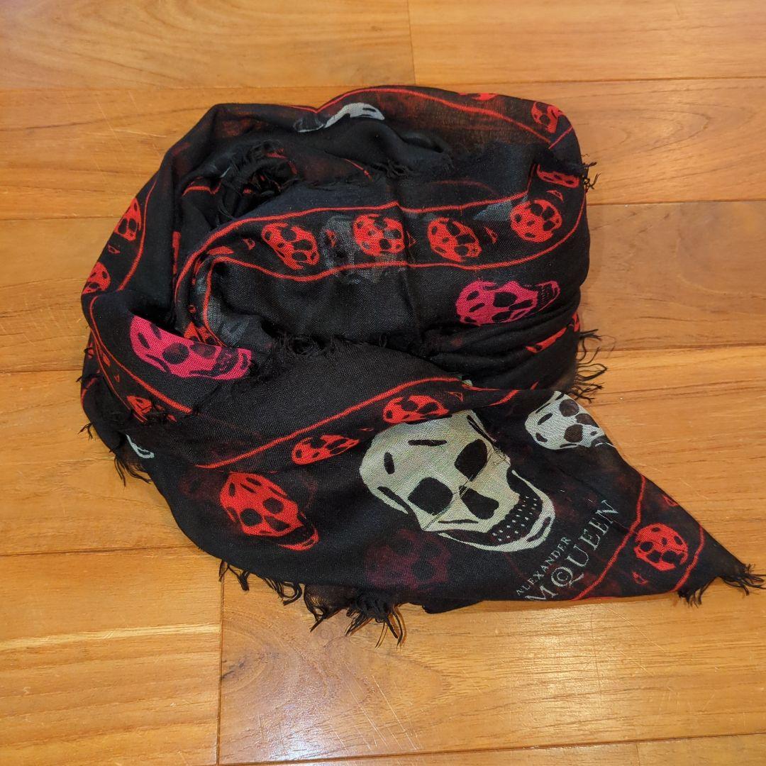 ALEXANDER MCQUEEN スカル スカーフ Classic Skull