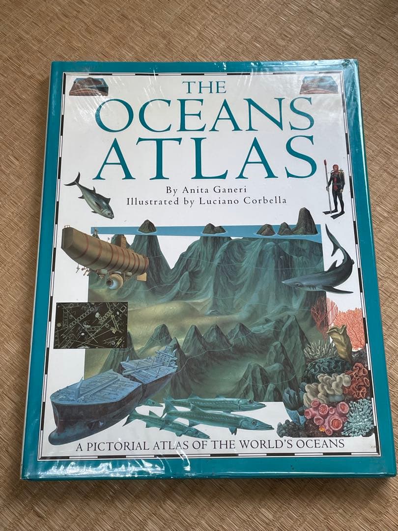 洋書　The Oceans Atlas(オーシャンズ・アトラス）　アニタ・ガネリ