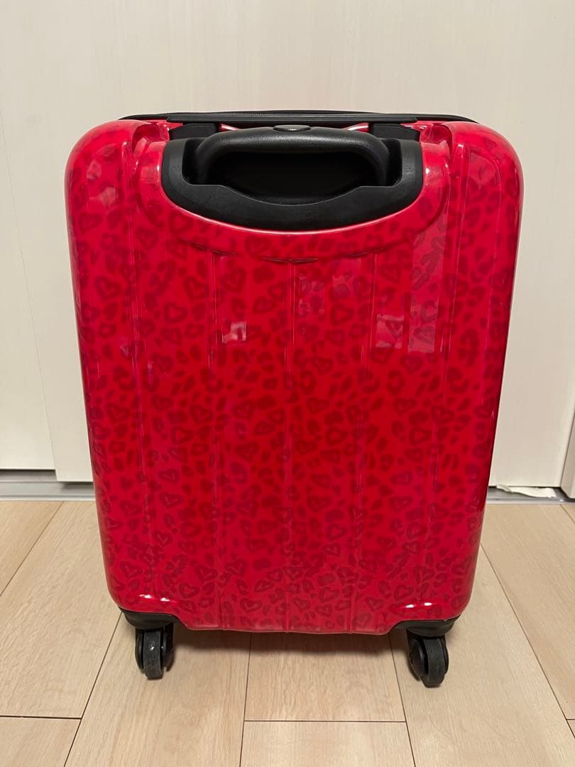 VIVAYOU　レッドヒョウ柄キャリーケース
