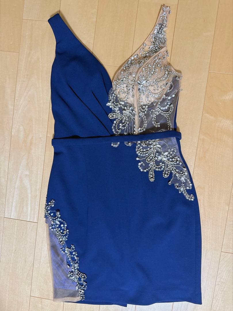 IRMA✩ネイビー✩ドレス✩キャバドレス✩ビジュー